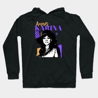 Anna karina retro style Hoodie